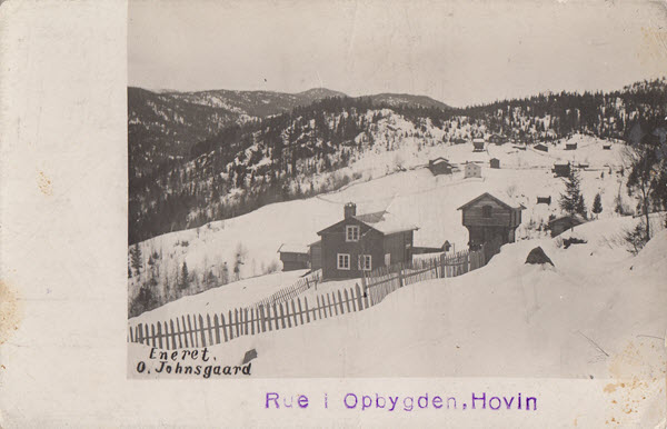 Rue i Opbygden, Hovin Rue i Opbygden, Hovin